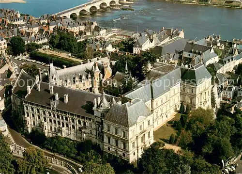 AK / Ansichtskarte Blois_41 Chateau Chapelle Saint Calais et la Loire vue aerienne 