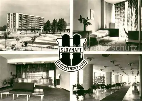 AK / Ansichtskarte Bratislava_Pressburg_Pozsony Spolocensky Dom Slovnaft 