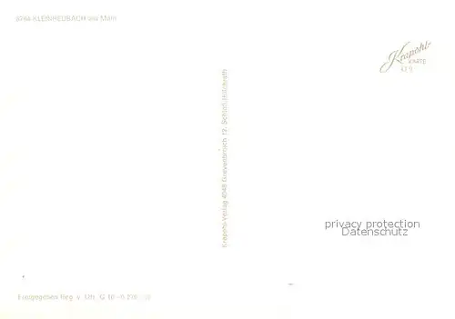 AK / Ansichtskarte Kleinheubach Ort am Main mit Schloss Kleinheubach