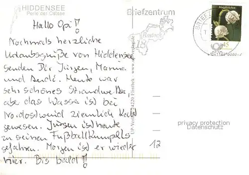 AK / Ansichtskarte Insel_Hiddensee Fliegeraufnahme mit Neuendorf Vitte Kloster Leuchtturm Dornbusch Insel Hiddensee