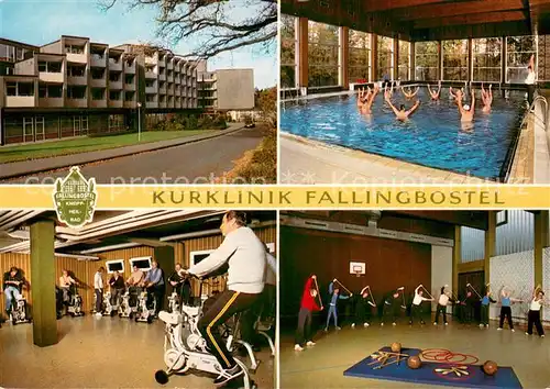 AK / Ansichtskarte Fallingbostel Kurklinik Fallingbostel Hallenbad Fitness und Gymnastikraeume Fallingbostel