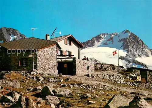 AK / Ansichtskarte Keschhuette_2632m_Piz_Val_Muera Motiv 