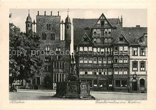 AK / Ansichtskarte Hildesheim Tempelherrenhaus und Wedekind Hildesheim