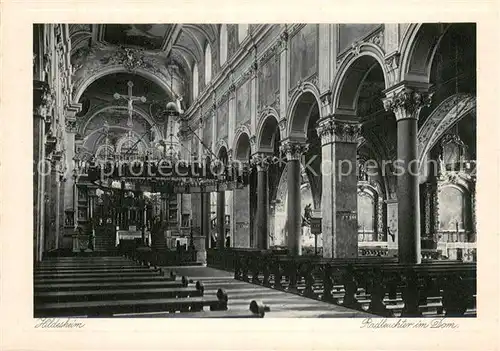 AK / Ansichtskarte Hildesheim Radleuchter im Dom Hildesheim