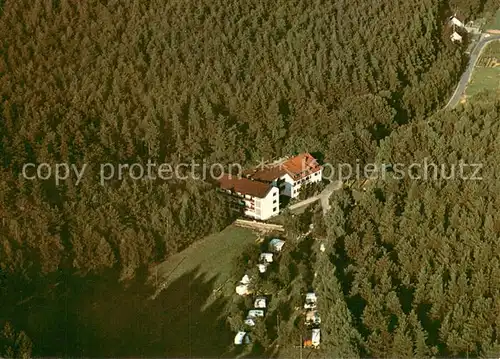 AK / Ansichtskarte Hertlingshausen Naturfreundehaus Rahnenhof Fliegeraufnahme Hertlingshausen