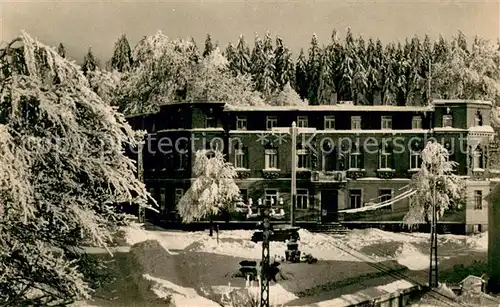 AK / Ansichtskarte Schoeneck_Vogtland HO Hotel Schoenecker Hof Winter Schoeneck_Vogtland