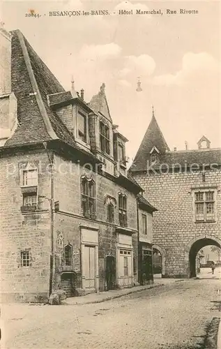 AK / Ansichtskarte Besancon_les_Bains Hotel Mareschal Rue Rivotte Besancon_les_Bains