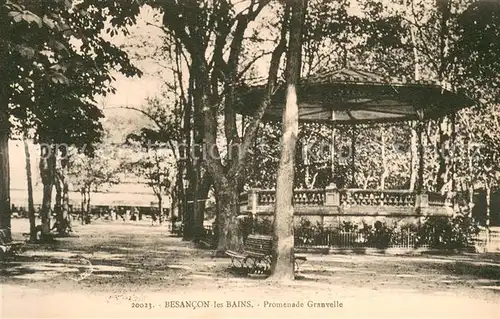 AK / Ansichtskarte Besancon_les_Bains Promenade Granvelle Besancon_les_Bains
