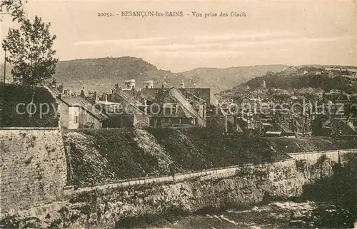 AK / Ansichtskarte Besancon_les_Bains Vue prise des Glacis Besancon_les_Bains