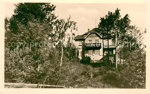 AK / Ansichtskarte Geising_Erzgebirge Fremdenheim Haus Baereneck Aussenansicht Geising Erzgebirge