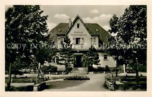 AK / Ansichtskarte Langenhessen HO Gaststaette Seehaus Koberbachtalsperre Aussenansicht Langenhessen