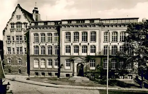 AK / Ansichtskarte Hoexter_Weser Staatsbauschule Aussenansicht Hoexter Weser