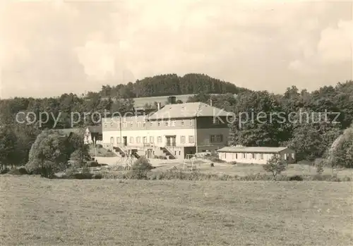 AK / Ansichtskarte Walthersdorf_Erzgebirge Ferienheim VEB Zentralwerkstatt Regis Aussenansicht 