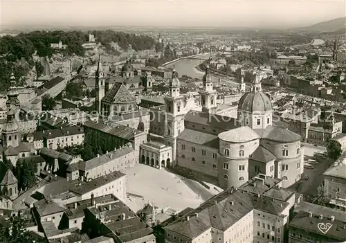 AK / Ansichtskarte Salzburg__oesterreich Blick von Burg 