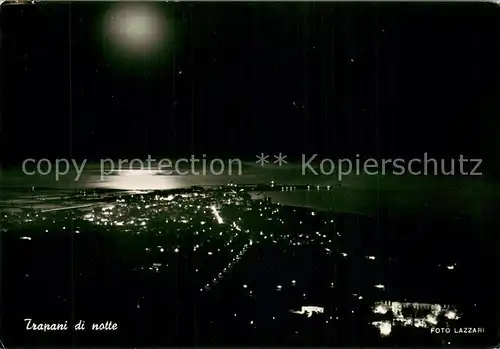 AK / Ansichtskarte Trapani_Italia Nachtansicht 
