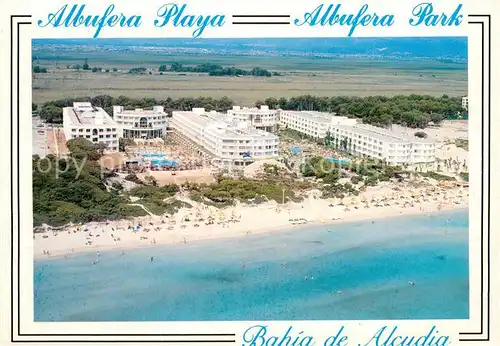 AK / Ansichtskarte Playa_de_Muro Fliegeraufnahme Albufera Park  Playa_de_Muro