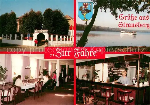 AK / Ansichtskarte Strausberg_Brandenburg Restaurant Zur Faehre Strausberg Brandenburg