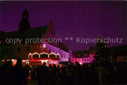 AK / Ansichtskarte Belzig_Bad Weihnachtsmarkt Nacht Belzig_Bad