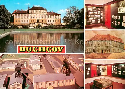 AK / Ansichtskarte Duchcov_CZ Schloss Ausstellung der Arbeiterbewegung 