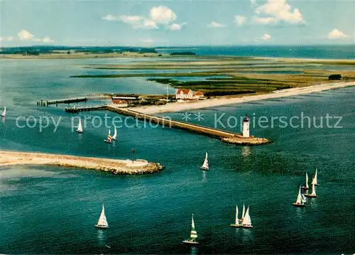 AK / Ansichtskarte Schleimuende Mole Leuchtturm Hafen Schleimuende