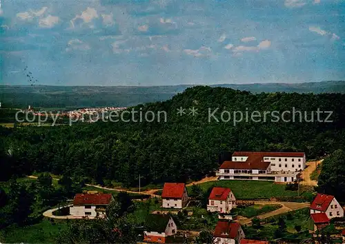 AK / Ansichtskarte Hartenstein_Mittelfranken Teilansicht mit Jugendherberge Hartenstein_Mittelfranken