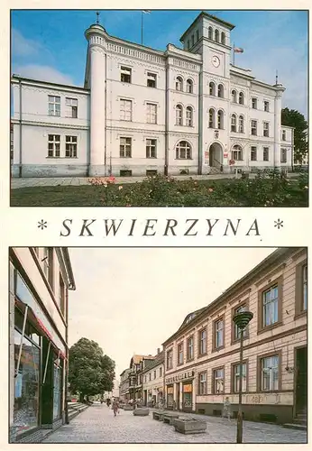 AK / Ansichtskarte Skwierzyna_PL Rathaus Promenade 