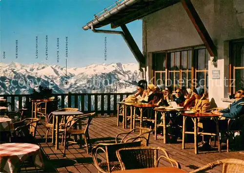 AK / Ansichtskarte Locarno_TI Capanna Cimetta Berghaus Sonnenterrasse Fernsicht Alpenpanorama Locarno_TI