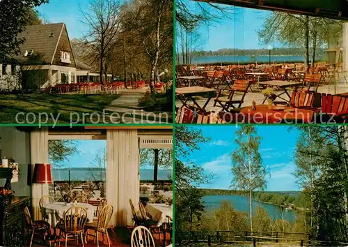 AK / Ansichtskarte Steglitz Insel Lindwerder Restaurant Cafe Sonnenterrasse an der Havel Steglitz