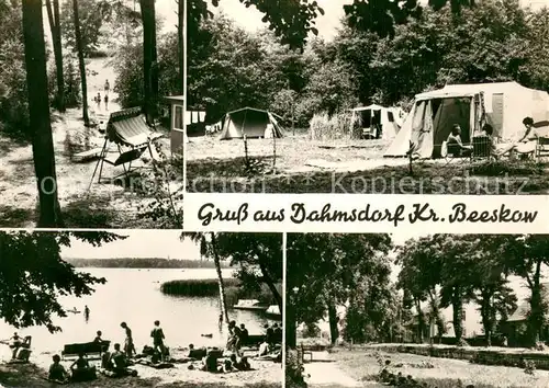 AK / Ansichtskarte Dahmsdorf_Reichenwalde Campingplatz Dahmsdorf Reichenwalde