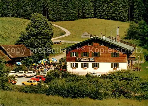 AK / Ansichtskarte Habach Gasthaus Forsthaus Hoehlmuehle Aussenansicht  Habach