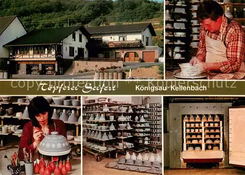 AK / Ansichtskarte Koenigsau_Kirn Keramik Seifert Informationskarte Koenigsau Kirn