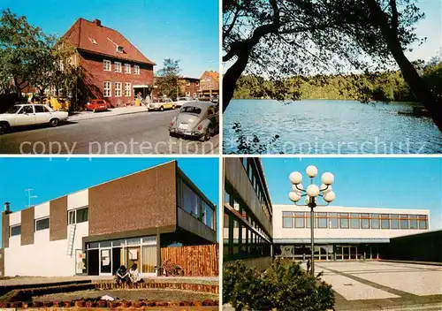 AK / Ansichtskarte Quickborn_Pinneberg Elsensee Jugendcentrum Gymnasium Postamt Quickborn Pinneberg