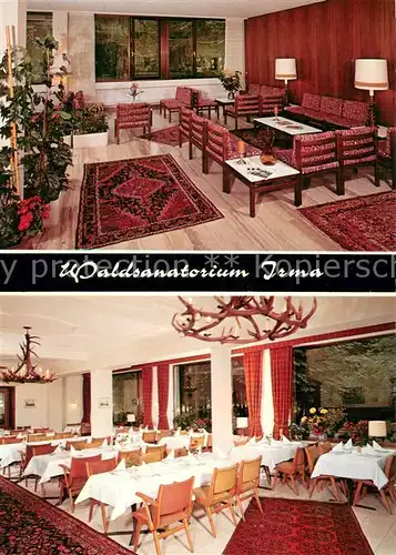 AK / Ansichtskarte Bad_Duerrheim Waldsanatorium Irma Innenansichten Bad_Duerrheim