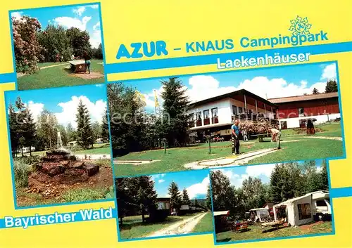 AK / Ansichtskarte Lackenhaeuser_Niederbayern Azur Knaus Campingplatz Bayrischer Wald Lackenhaeuser Niederbayern