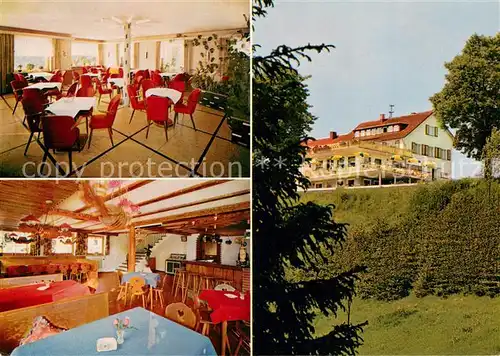 AK / Ansichtskarte Kniebis_Freudenstadt Cafe Gunter Teilansichten Innen Aussen Kniebis_Freudenstadt