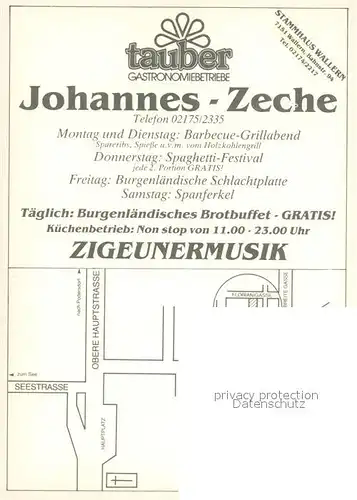 AK / Ansichtskarte Illmitz Stammhaus Wallern Johanneszeche Informationskarte Illmitz