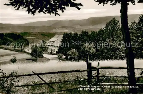 AK / Ansichtskarte Oberbieberbach Hoehengasthaus Pension Zum Kreuz Erholungsort im Schwarzwald 