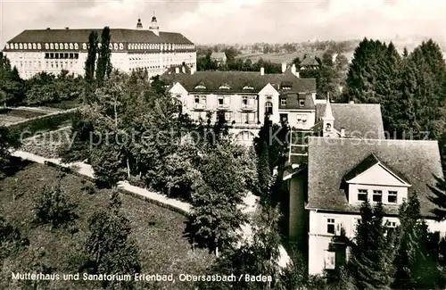 AK / Ansichtskarte Obersasbach Mutterhaus und Sanatorium Erlenbad Obersasbach