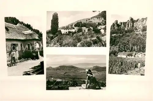 AK / Ansichtskarte Badacsony_HU Tafelberg am Plattensee Dorf Landschaftspanorama 