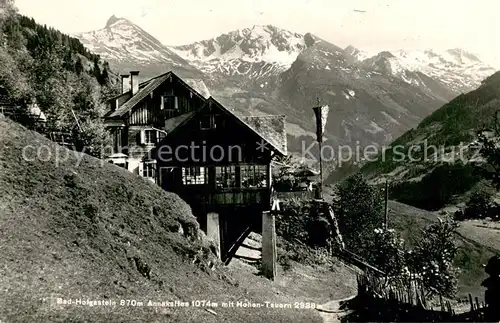 AK / Ansichtskarte Bad_Hofgastein Annakaffee mit Hohen Tauern Bad_Hofgastein