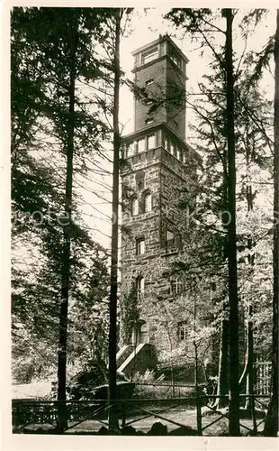AK / Ansichtskarte Czorneboh Bergwirtschaft Aussichtsturm Czorneboh