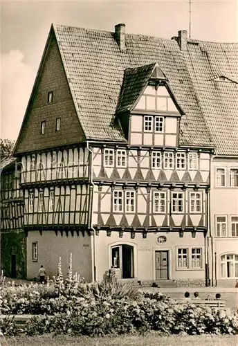 AK / Ansichtskarte Frankenhausen_Bad Apotheke Historisches Fachwerkhaus Frankenhausen_Bad