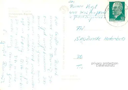 AK / Ansichtskarte Rostock Interhotel Warnow Nacht 