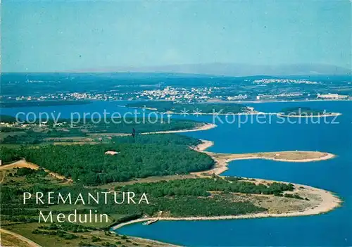 AK / Ansichtskarte Premantura Fliegeraufnahme Medulin Premantura