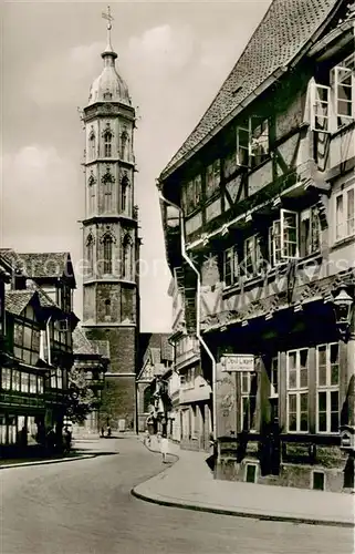 AK / Ansichtskarte Braunschweig Alte Waage St. Andreaskirche Braunschweig