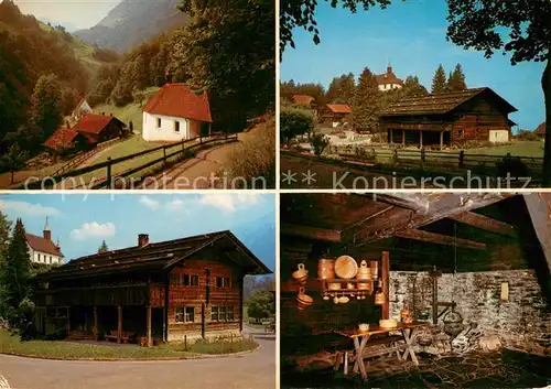 AK / Ansichtskarte Flueeli Ranft_Fluehli Ranft_OW Geburtshaus Heiliger Bruder Klaus Wohnhaus Innenansicht 