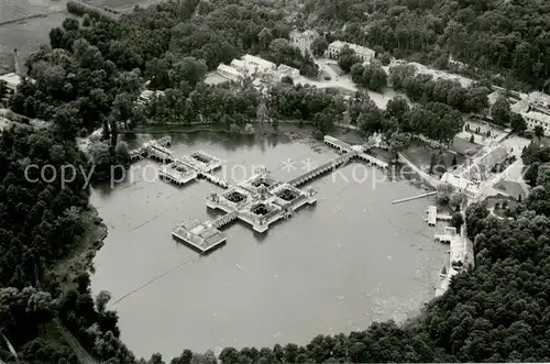 AK / Ansichtskarte Heviz Fliegeraufnahme See Heviz