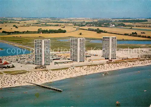 AK / Ansichtskarte Burg_Fehmarn Fliegeraufnahme Ifa Hotel Suedstrand Burg Fehmarn