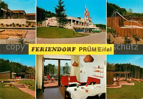 AK / Ansichtskarte Pruem_Eifel Feriendorf Teilansichten Pruem_Eifel