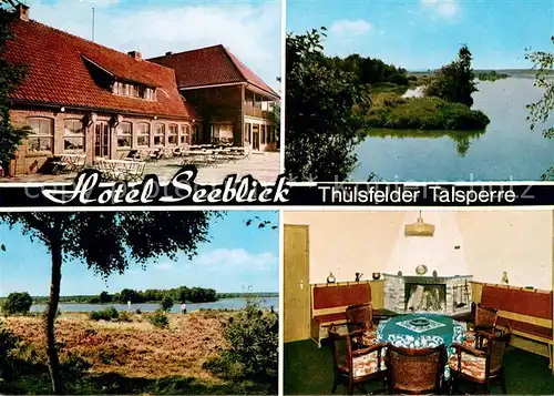 AK / Ansichtskarte Thuelsfelder_Talsperre Hotel Seeblick See Thuelsfelder Talsperre